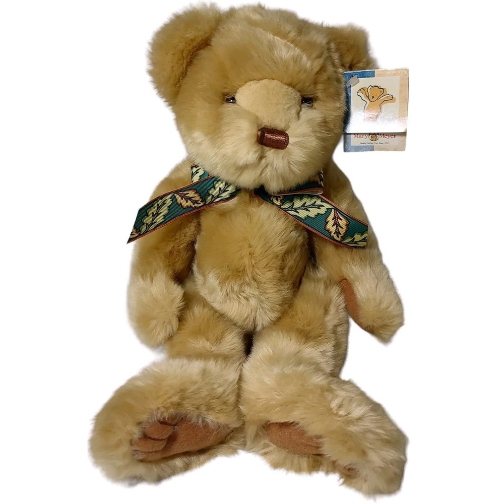 Vintage Mary Meyer Cottonwood Stuffed Plush Teddy Bear Original Ribbon and Tags